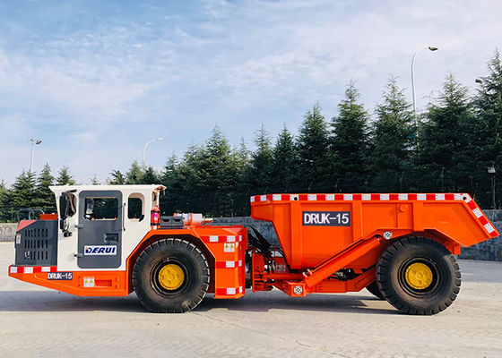 DERUI DRUK-15 15 ton yükleme kapasitesi Yüksek yüklü yeraltı madencilik atık kamyonu