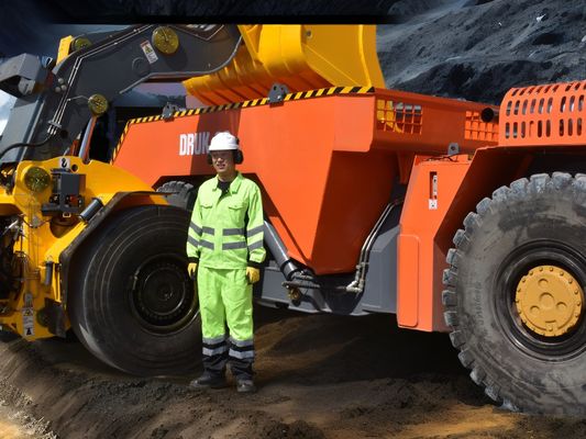 VOLVO motoru 20 ton madencilik atık kamyonu yeraltı tipper kamyonu